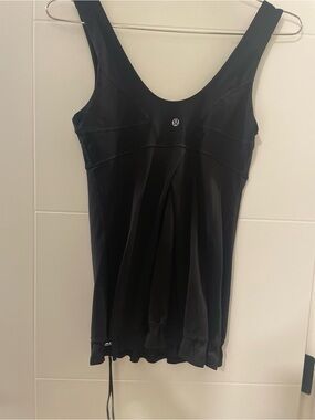 lululemon athletica Black Scoop-Back Athletic Tank